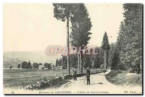 Cartes postales Environs de Gerardmer l'Echo de Ramperchamp