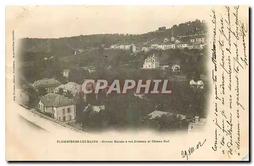 Ansichtskarte AK Plombieres les Bains Grands Hoteks a vol d'olseau et Coteau Sud