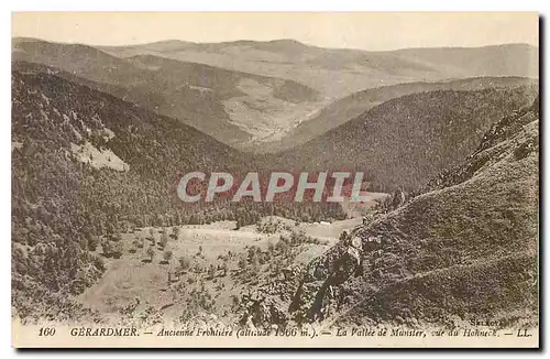 Cartes postales Gerardmer Ancienne Frontiere La vallee de Munster vue du Hohneck