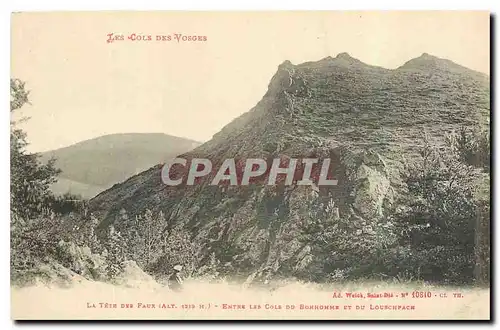 Cartes postales Les Cols des Vosges La Tete dux Faux