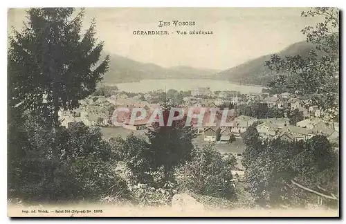 Cartes postales Les Vosges Gerardmer Vue generale