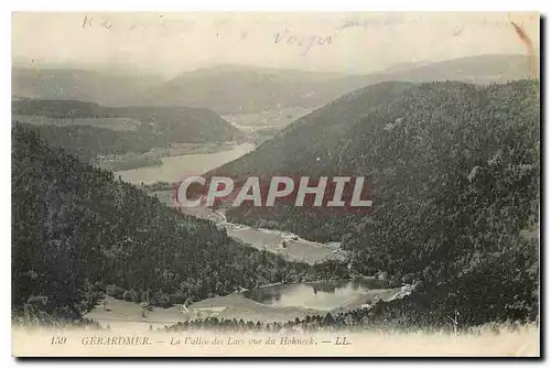 Cartes postales Gerardmer La l'allee des Lacs vue du Hohneck