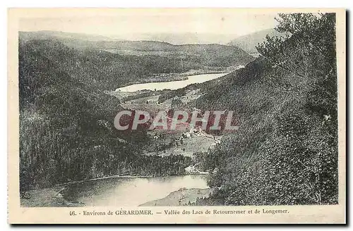 Cartes postales Environs de Gerardmer Vallee des Lacs de Retournemer et de Longemer