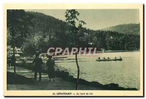 Ansichtskarte AK Gerardmer Au bord du Lac