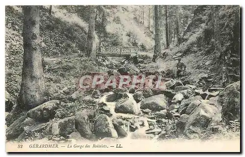 Ansichtskarte AK Gerardmer La Gorge des Roitelets