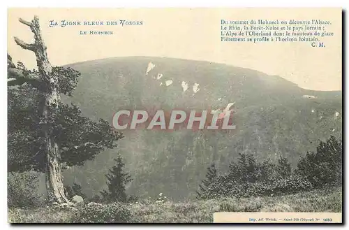 Cartes postales La Ligne Bleue des Vosges Le Hohneck