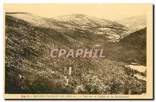 Ansichtskarte AK Ballon d'Alsace Vue sur la Vallee de la Savoureuse