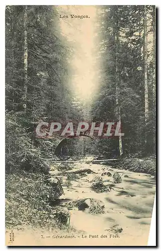Cartes postales Gerardmer Le Pont des Fees