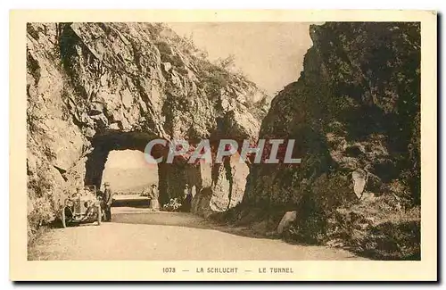 Ansichtskarte AK La Schlucht Le Tunnel Automobile