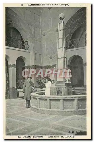Cartes postales Plombieres les Bains Vosges La Buvette Thermale