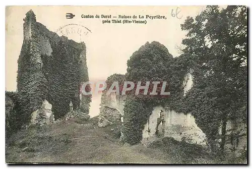 Cartes postales Vanton du Dorat Ruines de la Peyriere pres Thiat Hte Vienne