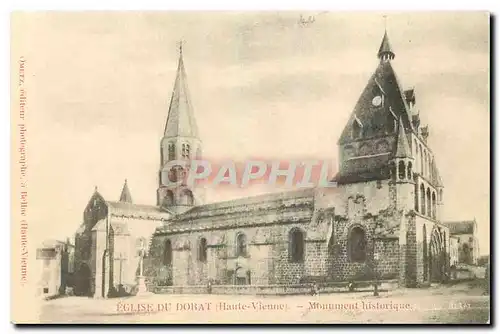 Ansichtskarte AK Eglise du Dorat Haute Vienne Monument historique