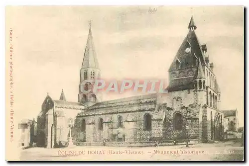 Cartes postales Eglise du Dorat Haute Vienne Monument historique