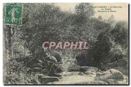 Cartes postales Saint Junien La Marmite du Diable Bords de la Giane