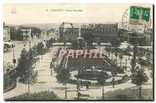 Cartes postales Limoges Place Jourdan