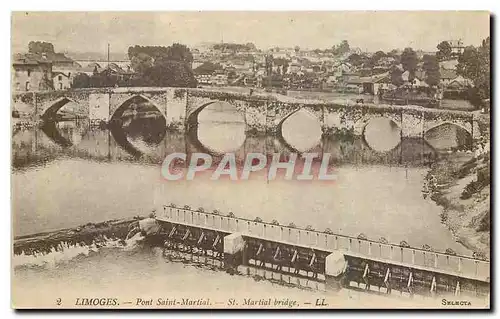 Cartes postales Limoges Pont Saint Martial