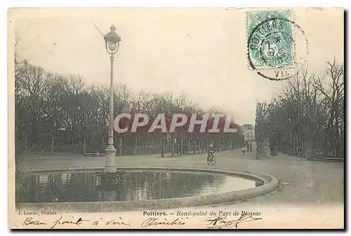 Cartes postales Poitiers Rond Poinr du Parc de Blossac
