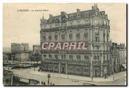 Ansichtskarte AK Limoges Le Central Hotel