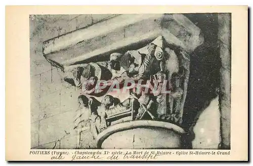 Cartes postales Poitiers Vienne La Mort de St Hilaire Eglise St Hilaire le Grand