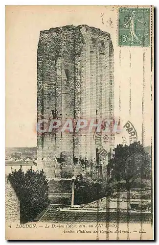 Cartes postales Loudun Le Donjon Ancien Chateau des Comtes d'Anjou