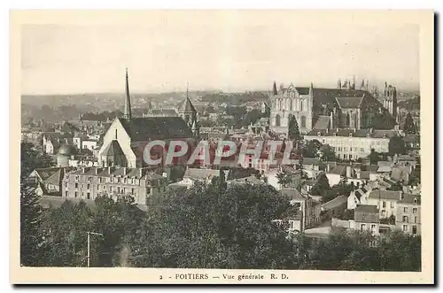 Cartes postales Poitiers Vue generale