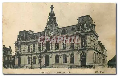 Cartes postales Poitiers l'Hotel de Ville