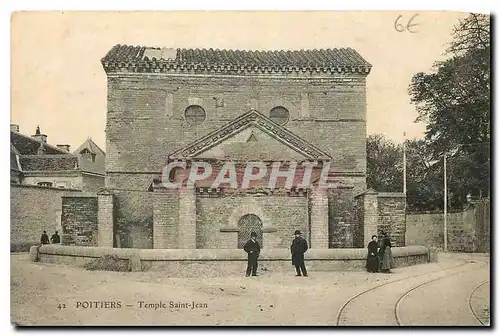 Cartes postales Poitiers Temple Saint Jean