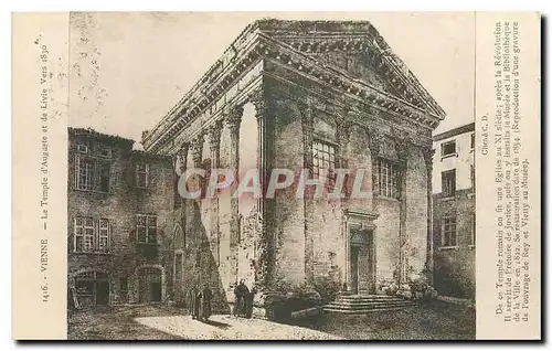 Cartes postales Vienne Le Temple d'Auguste et de Livie Vers