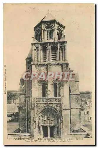 Cartes postales Poitiers Vienne L'Eglise