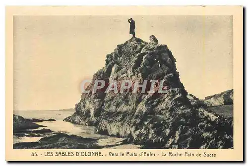 Ansichtskarte AK Les Sables d'Olonne Vers le Puits d'Enfer La Roche Pain de Sucre