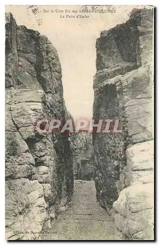 Ansichtskarte AK Sur le Cote Est des Sables d'Olonne Le Puits d'Enfer