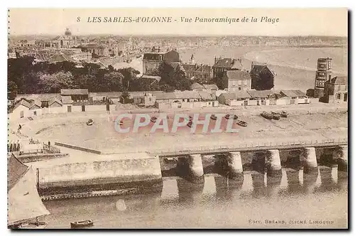 Cartes postales Les Sables d'Olonne Vue Panoramique de la plage