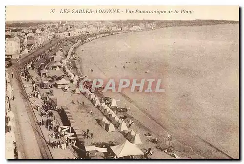 Cartes postales Les Sables D'Olonne Vue Panoramique de la Plage