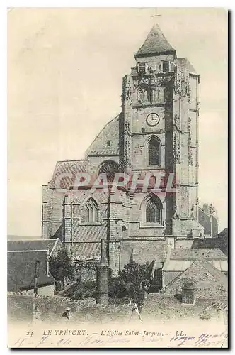 Cartes postales Le Treport l'Eglise Saint Jacques