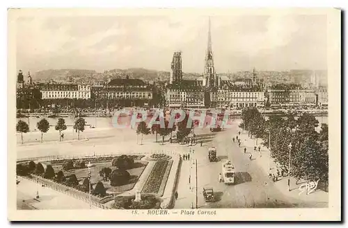 Cartes postales Rouen Place Carnot