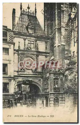 Cartes postales Rouen Le Gros Horloge