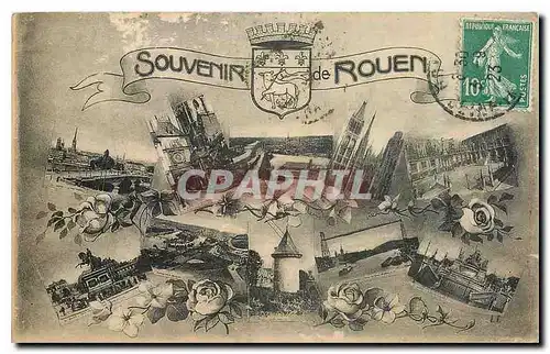 Cartes postales Souvenir de Rouen