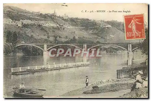 Ansichtskarte AK Rouen Le Pont aux Anglais