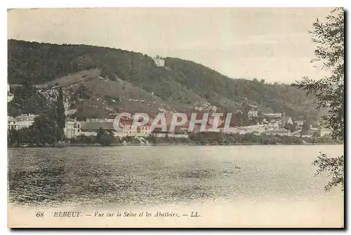 Ansichtskarte AK Elbeuf Vue sur la Seine les Abattoirs