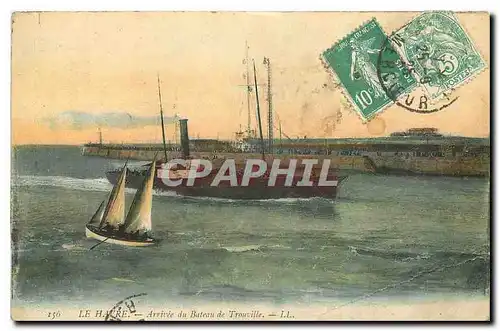 Cartes postales Le Havre Arrivee du Bateau de Trouville