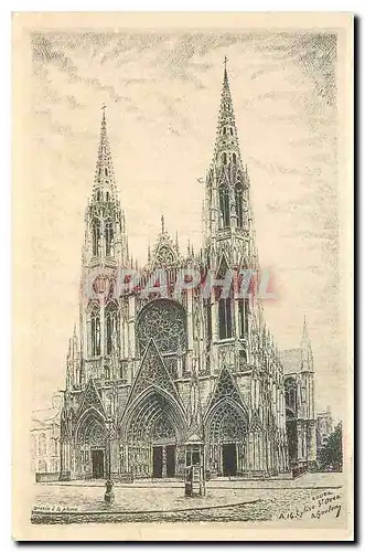 Cartes postales Rouen Eglise St Ouen