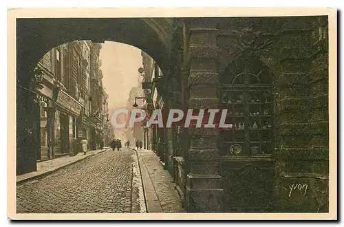 Cartes postales Rouen Rue de la Grosse Horloge