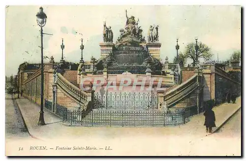 Cartes postales Rouen Fontaine Sainte Marie