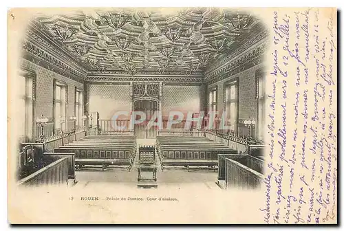 Cartes postales Rouen Palais de Justice Cour d'ausises