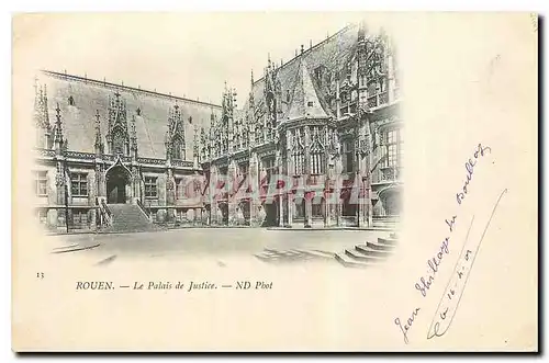 Cartes postales Rouen Le Palais de Justice