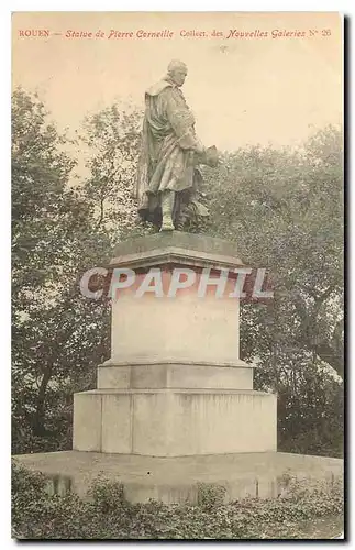 Ansichtskarte AK Rouen Statue de Pierre Corneille