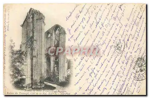 Cartes postales Abbaye de Saint Wandrille Transept Cote de la Nef