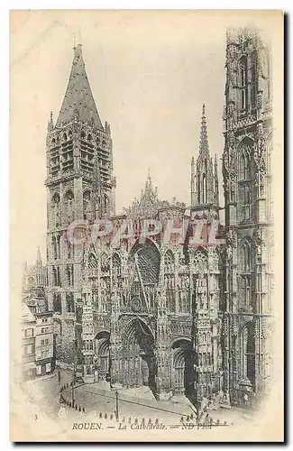 Cartes postales Rouen La Cathedrale