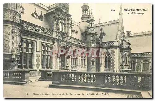 Ansichtskarte AK La Benedictine a Fecamp Musee et Oratoire vu de la Terrasse de la Salle des Abbes