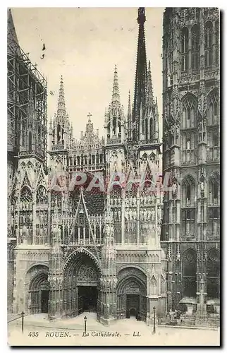 Cartes postales Rouen La Cathedrale